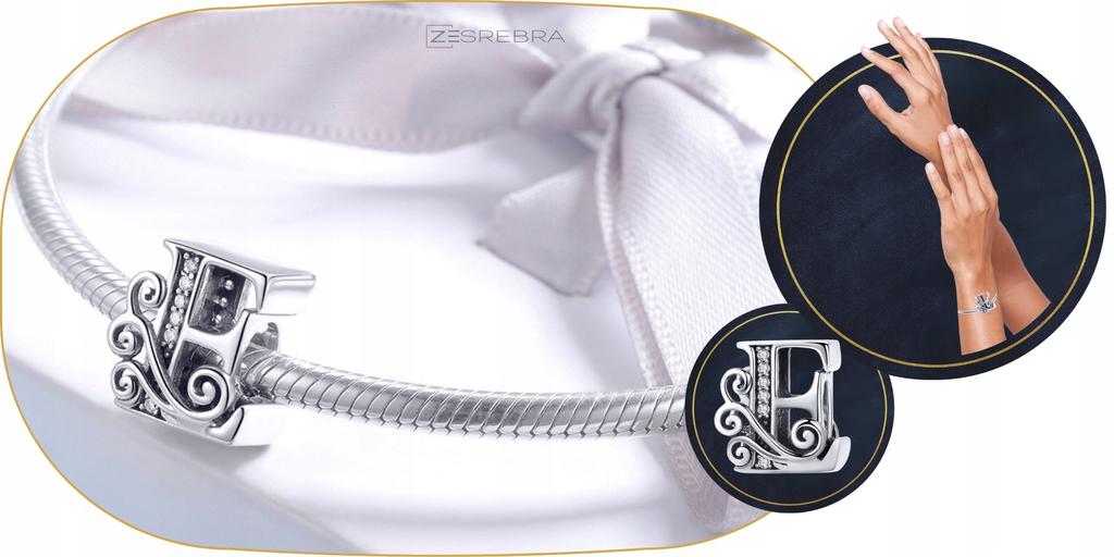 Charms Letter E 925 Letter Pendant Bead Charms Pr 925
