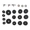 21 Pieces Drum Set Cymbal Felts Washers Percussion Replacement Musical Accessories