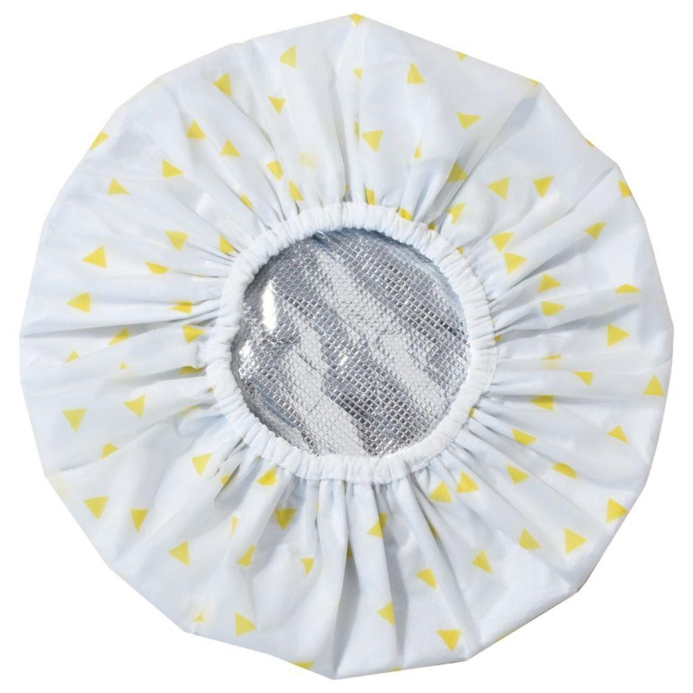 Шапочка для душа, самонагревающаяся шапочка из фольги, термостатическая, гладкая, с маслом для волос, шапочка для выпечки, ванная комната