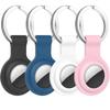 4шт силиконовый чехол для Apple Air tags защитный чехол трекер антицарапающий чехол брелок