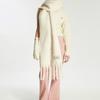 LIE MEQUE Cloud Muffler Ivory
