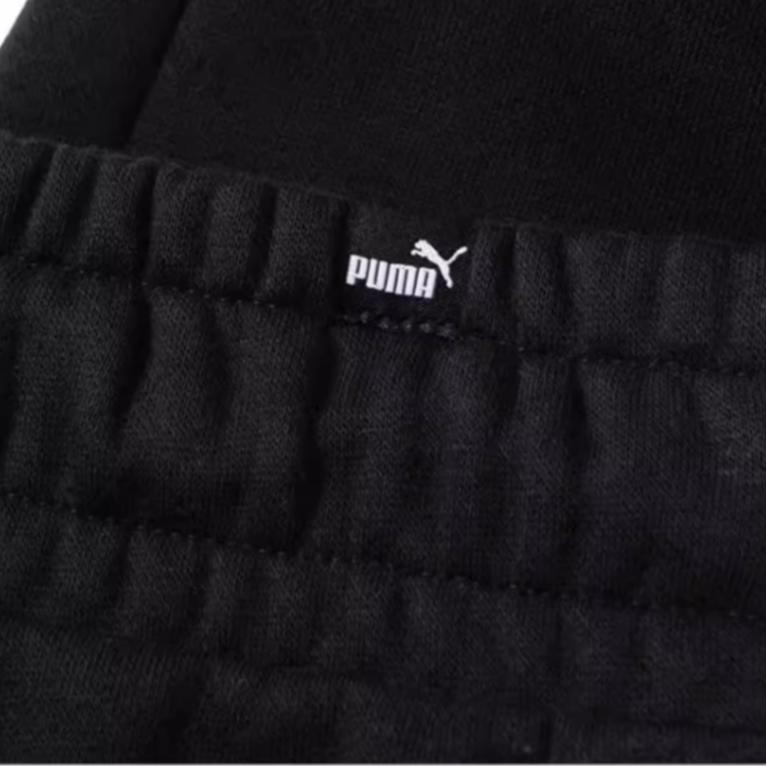 Puma Спортивные повседневные трикотажные брюки со средней посадкой и завязками, женские брюки, черные 680150-01