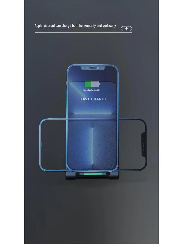 Совместимое с Apple 15 Вт беспроводное магнитное зарядное устройство для смартфонов - Бестселлер 2024 года