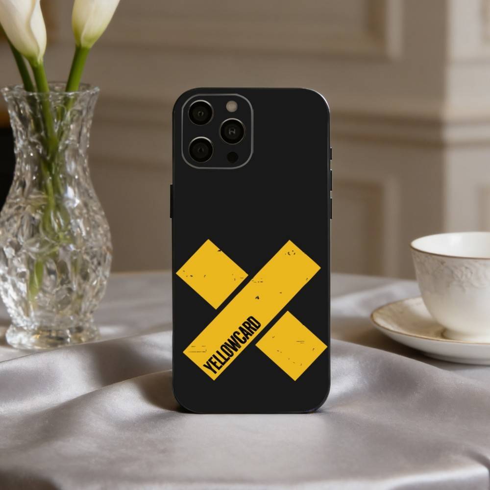 Rockin Y-Yellowcard Band Phone Case Silicone Soft For IPhone 17pro 16 15 14 13 12 11 X XR Plus Pro Max Plus