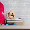 We're Having a Baby Pregnancy Announcement Sign Round Wooden Announcement Disc Decoration Maternity Photoshoot Prop