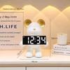 Light Luxury Creative Violent Bear Clock Ornament Entrance Living Room Decoration Wine Cabinet TV Cabinet Home Decor Crafts