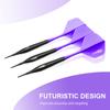 CyeeLife 16g Pure Copper Soft Tip Darts Set Case Holder 30 Tips Beginner Level Home Darts + + (Purple)