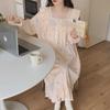 Women's Lace Long-Sleeve Nightdress - Spring/Autumn Princess Style Pajamas