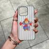 Cute P-Paddingtons Bear For IPhone 17 16 15 14 13 12 11 Pro Max Plus Pro Corrugated Shockproof Matte Phone Cover