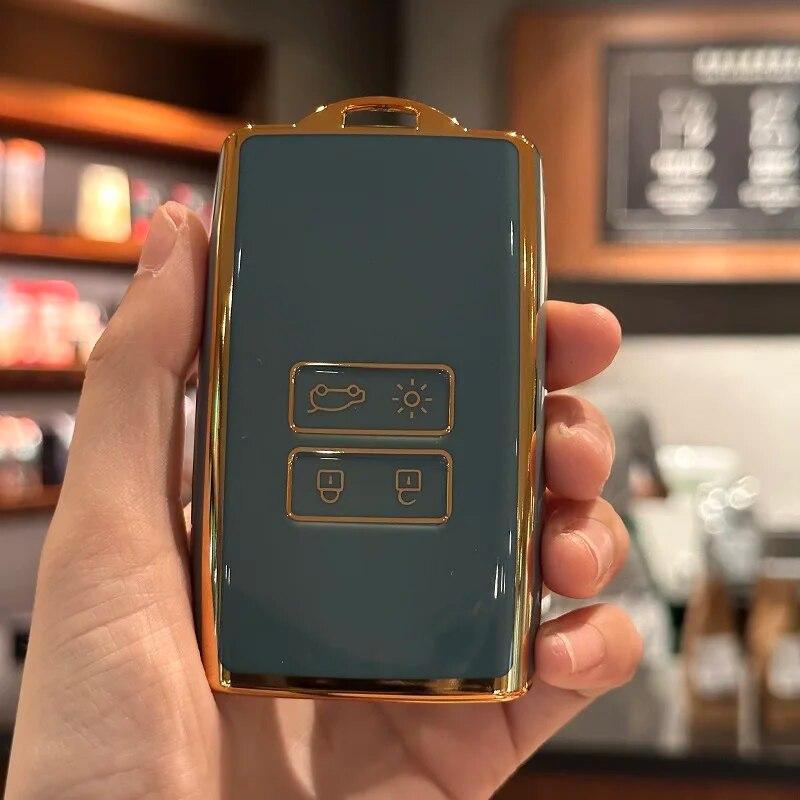 Car Key Case Cover Key FOB Cover for Renault Captur Koleos Kadjar Arkana Megane Dacia Duster Sandero Stepway Smart Remot