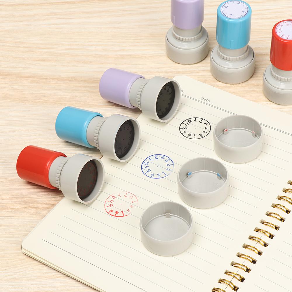 Seal Stamps Teaching Aids Clock Dial Student Teaching Tools Learning Recognition Clock Stamp
