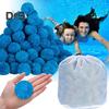 Pool Filter Balls Replace Pool Filter Sand Plush Filter Balls Reusable Fiber Media Balls for Sand Filter Pump Swimming Pools Aquariums