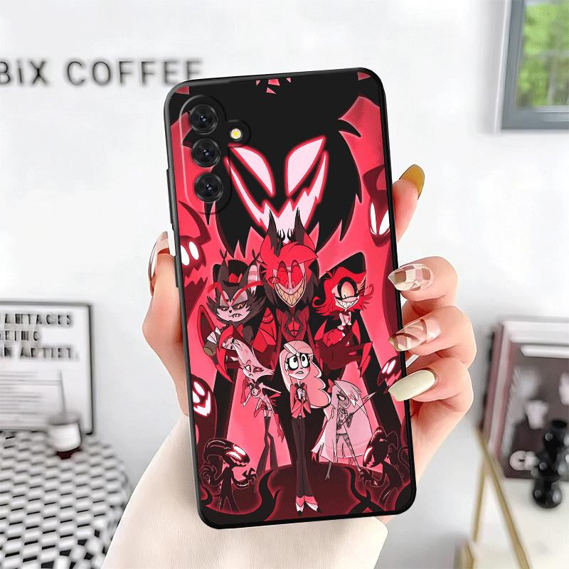 Мягкий чехол для телефона Hazbin Hotel Anime для Samsung A17 A37 A57 A16 A26 A36 A56 A15 A25 A35 A55 A14 A24 A34 A54 A13 A23 A33 A53 A52 A