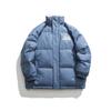 Cotton-padded Men's Winter Trend Thick Cotton-padded Jacket Couples with Large Size Solid Color Cotton-padded Men's Coat Top