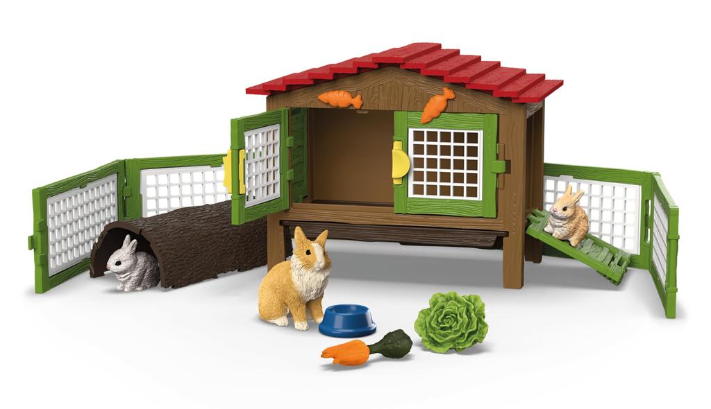 Schleich Farm World Rabbit Hutch 42728