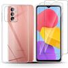 Protective Case - PROSHOP - for Samsung M23 5G - Transparent - 2 Tempered Glasses - Anti-Scratch