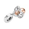 Children's Pendant S925 Sterling Silver Baby Pacifier Dangle Charm Fits Fashion Bracelet Children's Cute Jewelry Accessories
