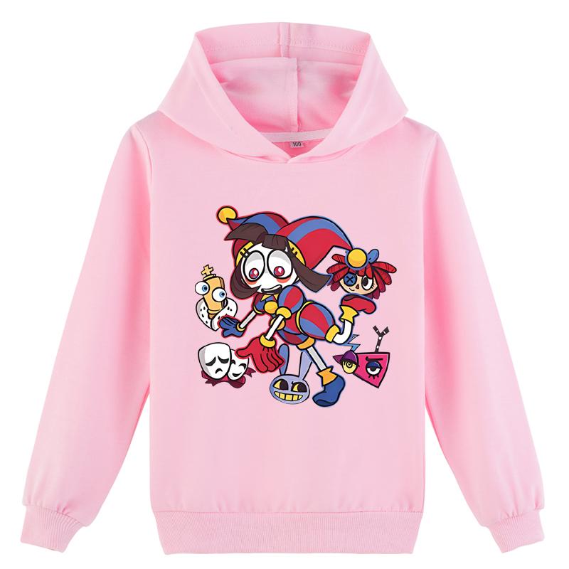 Детская 3D толстовка с капюшоном THE AMAZING DIGITAL CIRCUS свитер для детей