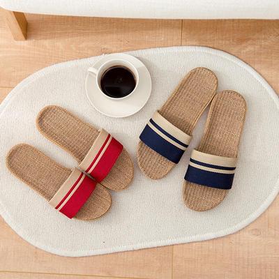 Женские и мужские летние домашние тапочки на толстой подошве