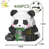 Mini Cute Panda Micro Building Blocks 3D Diamond Model Animals Bricks DIY City Construction Toys for Children Kids