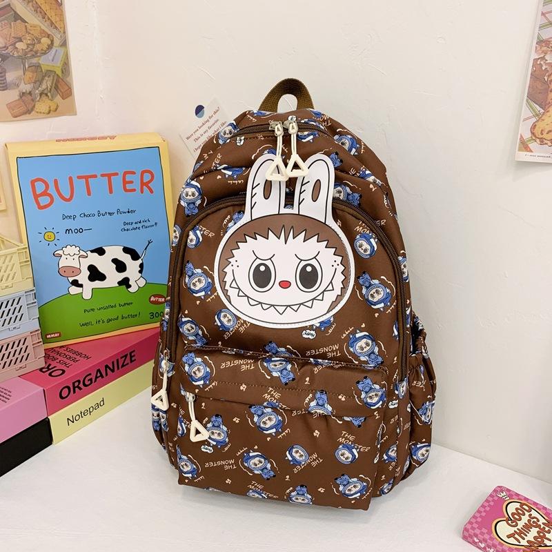 Kindergarten Primary School Students Schoolbag Cute Cartoon Foreign Style Printing Children'S Backpack Large Capacity Children'S Backpack