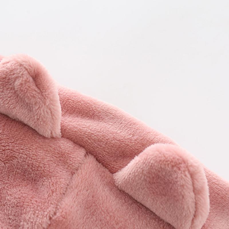 Детский халат с героями мультфильмов, осенне-зимняя пижама с капюшоном для мальчиков и девочек, фланелевая одежда для сна с длинными рукавами для малышей, детская домашняя одежда