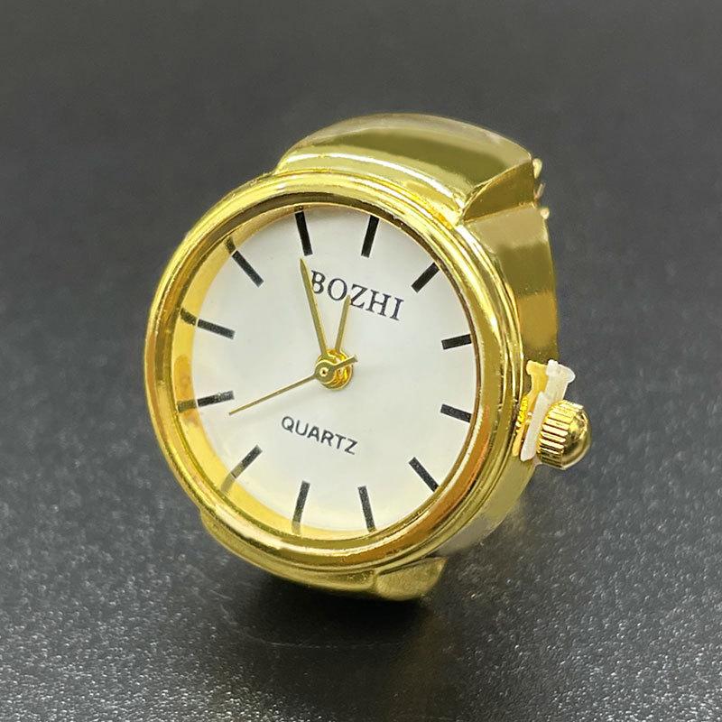 Модные римские кольца, винтажные часы, кольцо на палец, новинка, кольца для часов с круглым циферблатом, ювелирное изделие, подарок для женщин и мужчин, кольцо для пары