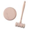 Judge Hammer and Gravel Gavel and Block Set Wooden Judge Gavel Lawyer Gifts Gavel Prop