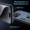 KEYSION Shockproof Armor Case for Infinix Smart 8 8 HD Silicone+PC Camera Protection Ring Stand Phone Cover for Infinix Hot 40i