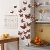 3 Sets of Monarch Butterfly Decorations Orange Premium Artificial Monarch Butterfly To Decorate for Craft, Home, Wall, Wedding, Party