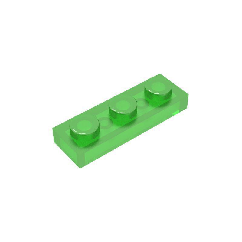 60 шт./лот Пластина MOC 1x3 Совместимая с 3623 Детские игрушки Строительные блоки DIY Частицы Пластина Техническая игрушка