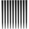 Daikoku Kogyo Hexagonal Chopsticks, 23cm, Black, Set of 10, Commercial Use, Reusable, SPS, Made In Japan