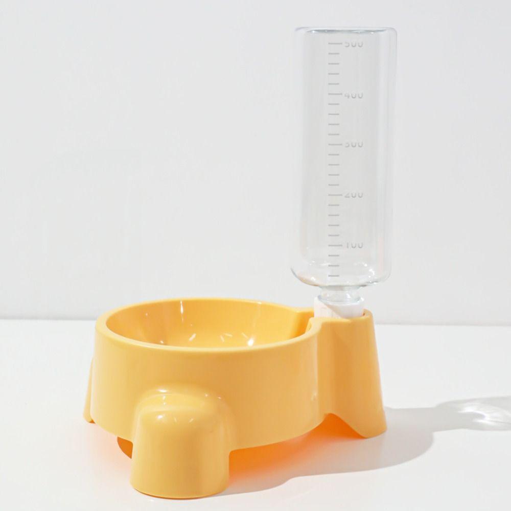 500ml Pet Dog Cat Bowl PP Automatic Plastic Dog Water Dispenser Cat Feeding Bowl  Pet Supplies