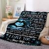 1PC Romantic Gifts for Husband Blanket, Throw For Sofa, Bed, Travel, Printing Blanket With Soft And Warm Fabric yy250918178
