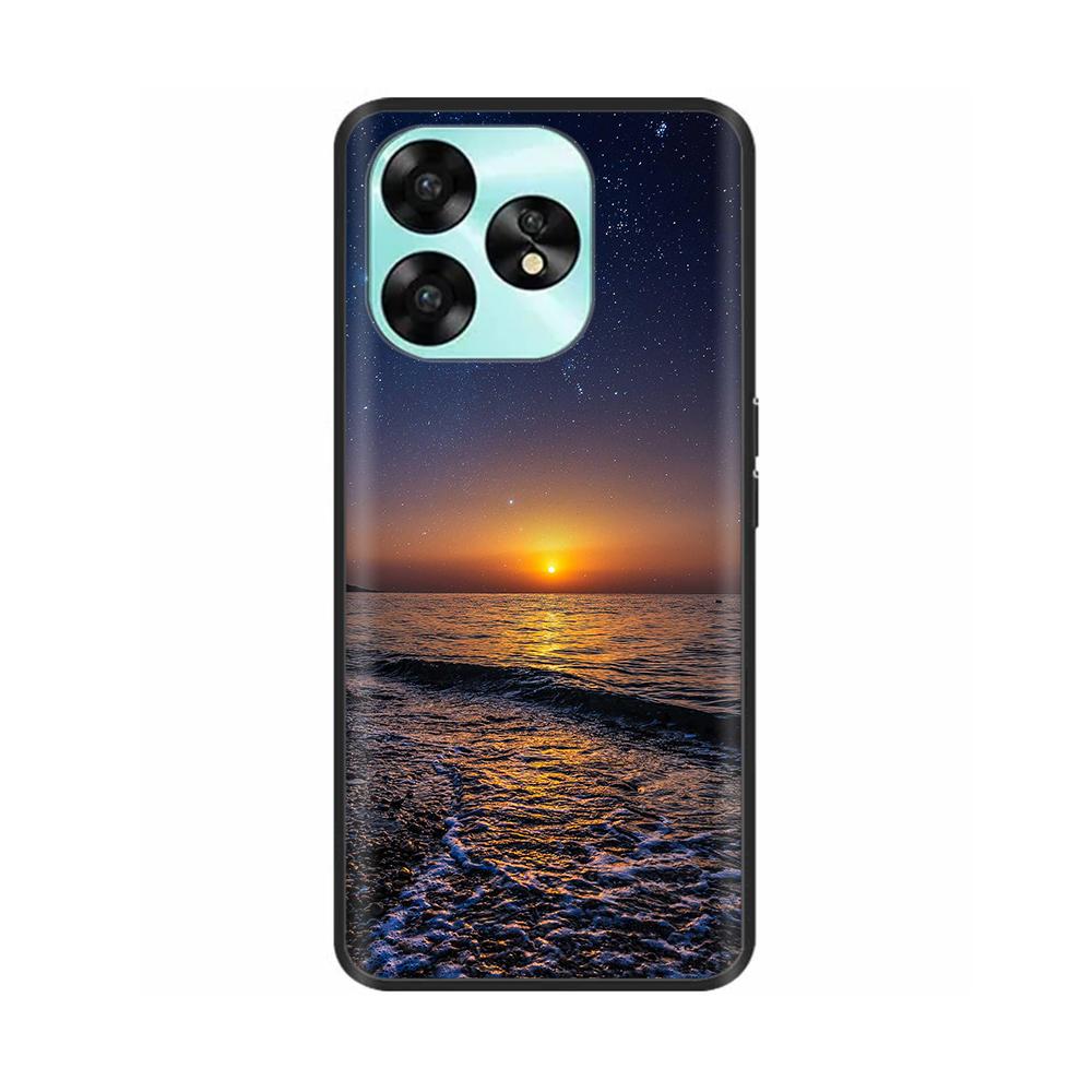 Чехол для Umidigi A15 A15C Милый Цветок Мышь Ударопрочный Силиконовый Мягкая Задняя Крышка для Umidigi A15C NFC A 15 Мобильный Защитник Fundas