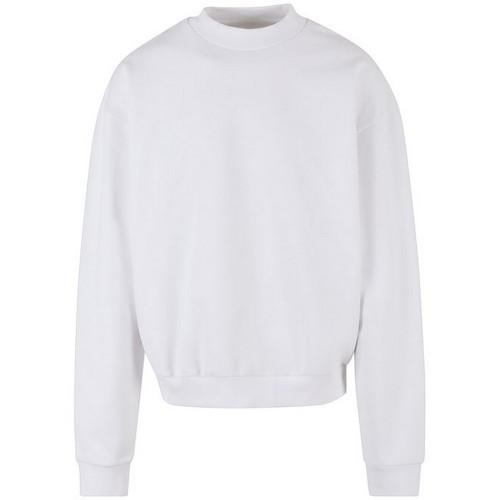 Build Your Brand Mens Ultra Heavy Crew Neck Sweatshirt