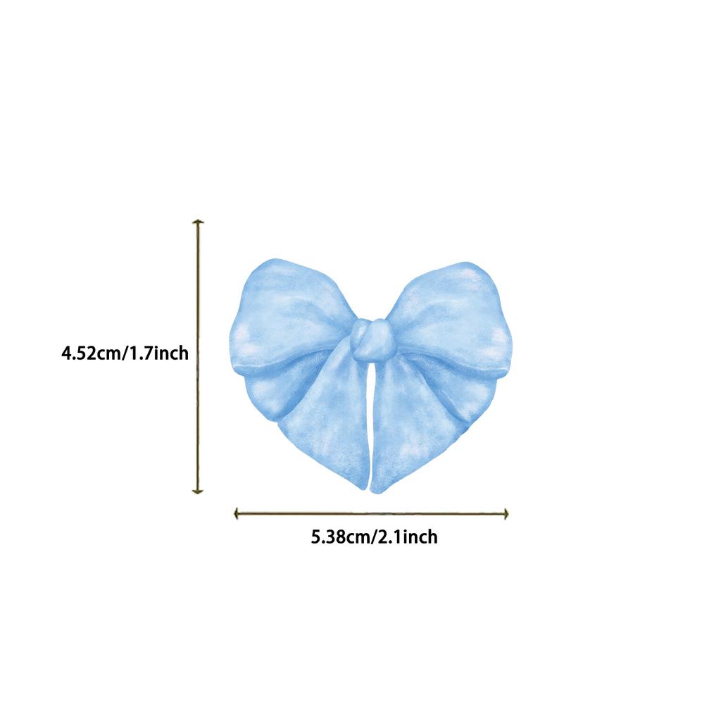 10/50 шт. мультяшные синие наклейки с бантом Kawaii ноутбук багаж скейтборд DIY студенческая комната водонепроницаемый художественный рисунок наклейка сообщества