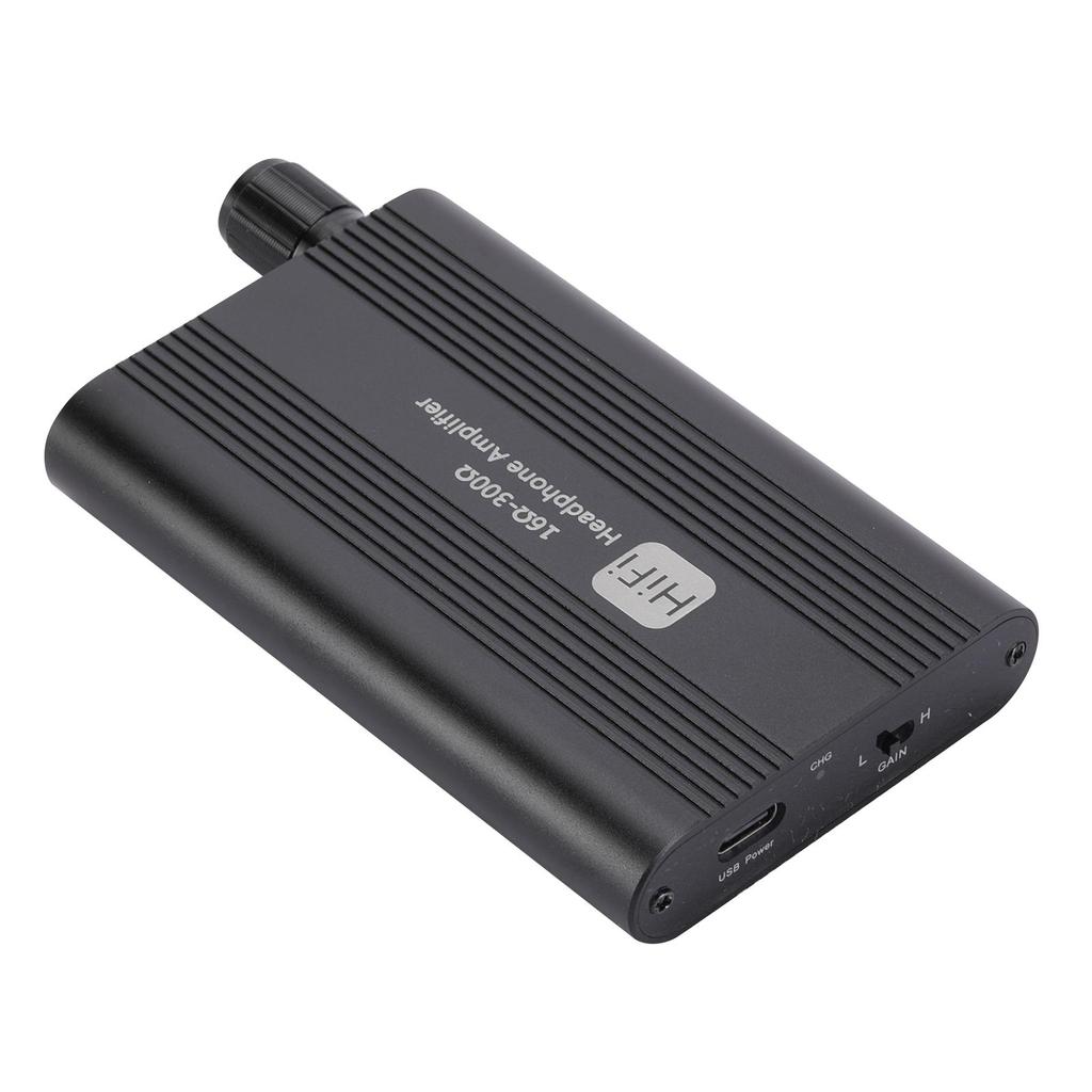Class A 16-300 Ohm HiFi Headphone Amplifier 3.5mm Jack Aux Portable Adjustable Audio Amp Music Player for Speaker MP3 Computer Mobile Phone