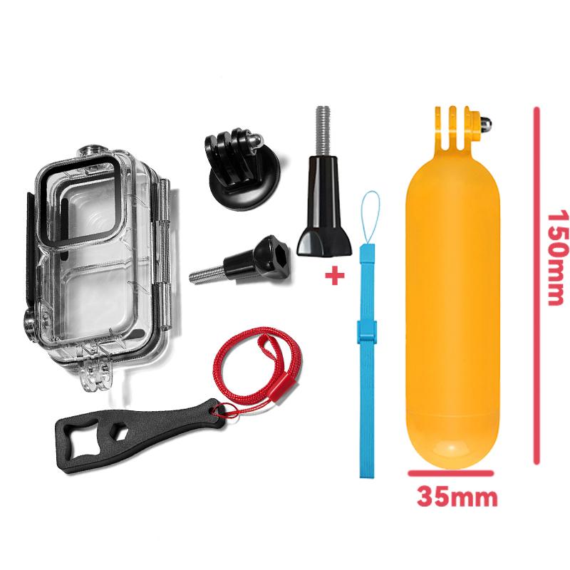 Водонепроницаемый защитный чехол для экшн-камеры DJI Osmo Action 2, аксессуары для дайвинга 60M/196FT, подводный защитный чехол