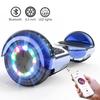 Hoverboard RCB 6.5 Pouces Pour Enfant Et Ados - Bluetooth LED - Moteur Puissant - Bleu