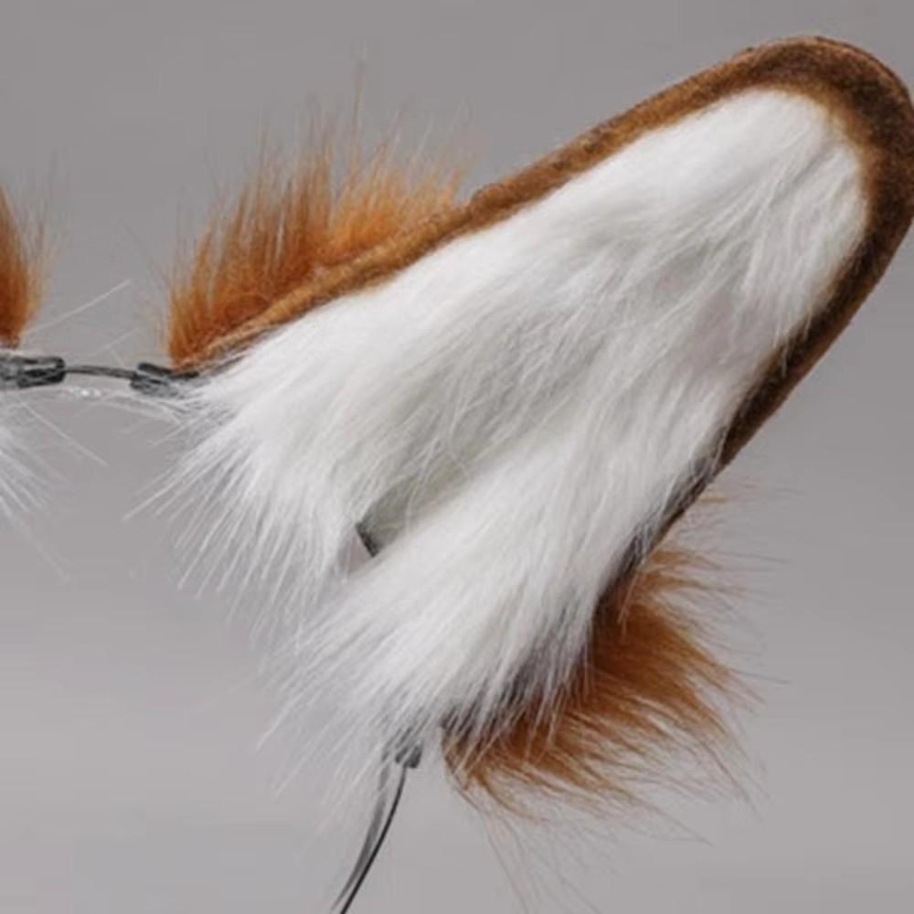Furry Gothic Headband Animal Lolita Ears Headwear Practical Cosplay Headband  Children