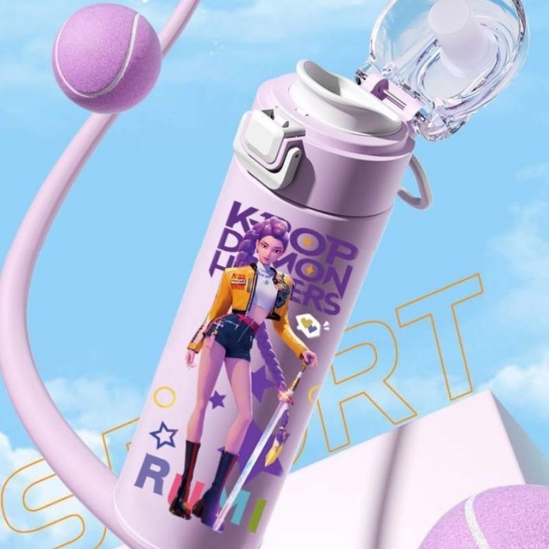 Термокружка в стиле K-pop Witch Hunter, портативная, из нержавеющей стали, большого объема, для детей