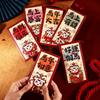 6Pcs Traditional Spring Festival Red Envelopes Paper Lucky Money Bag Spring Festival