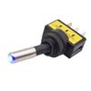 LED Illuminated 12mm Toggle Switch SPST 2 Position 12V 20A for Automotive Self Locking Switch for Appliance Use