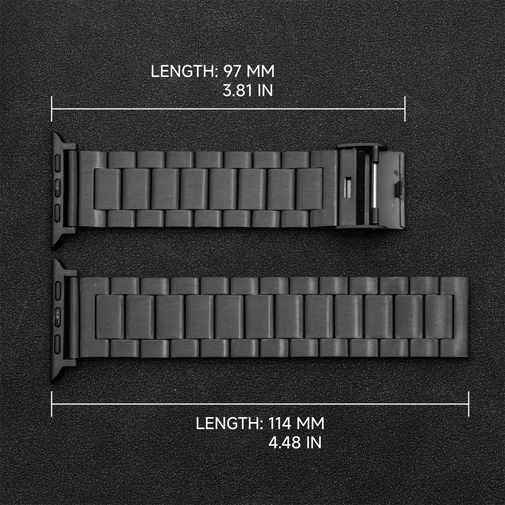Ремешок из нержавеющей стали для Apple Watch 49 мм 46 44 мм 40 мм 42 мм 38 мм 41 мм Браслет для часов iWatch 11 10 SE 9 86 7 ultra 8 45