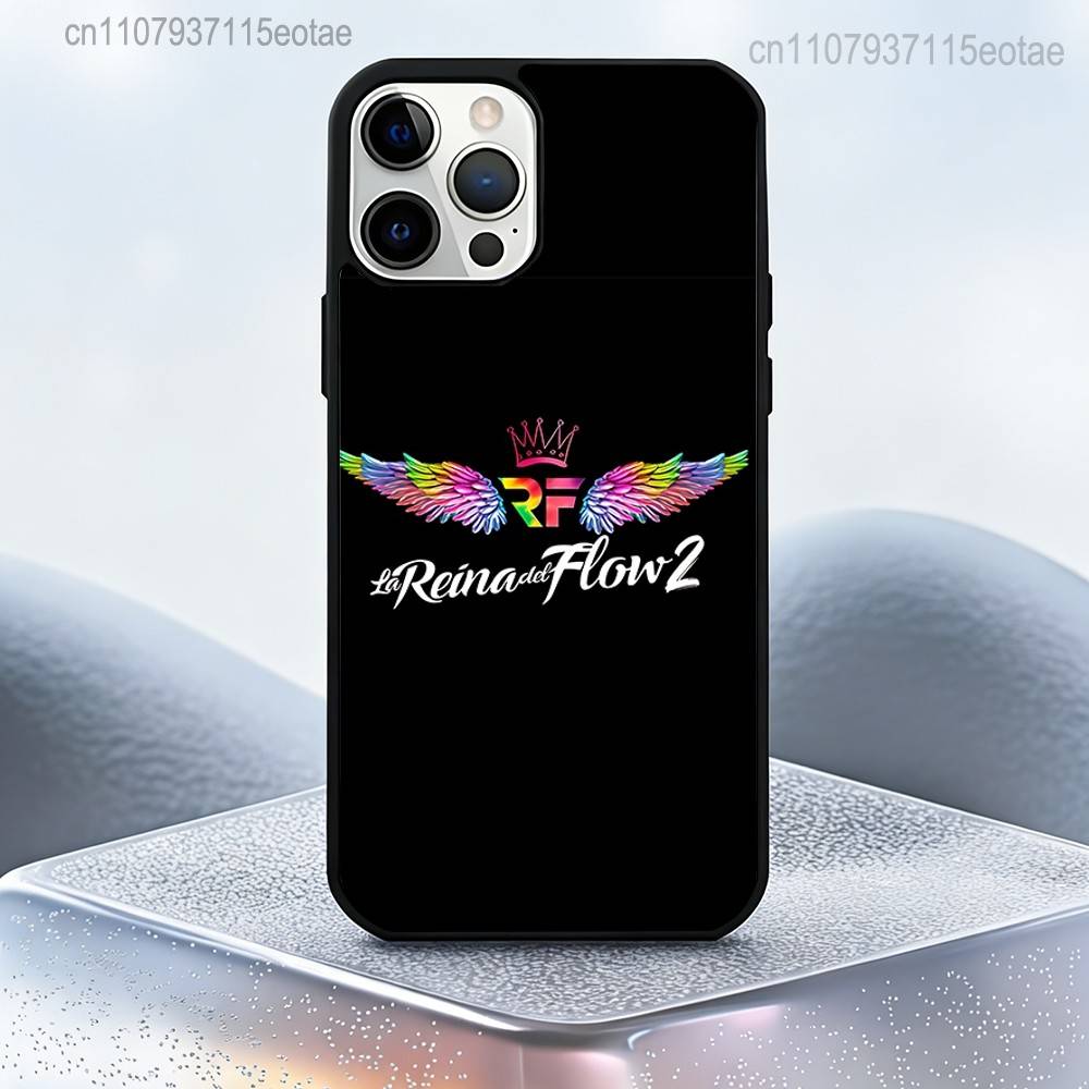 Queen of Flow La Reina Del Flow Magnetic Wireless Charging Case For iPhone 11,12,13,14,15,16,17,Pro,Max,Plus Shockproof Cover