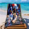 Paris Saint Germain Beach Towel Quickdry Soft Microfiber Comfortable Lightweight Perfect For Traveling Yoga Camping And Swimming