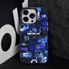D-Detroit Become Human Чехол для телефона iPhone 17,16,15,14,13,12,11,Pro,XS,Max,Plus,Mini,SE4,E Черный Матовый Ударопрочный Чехол