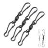 20pcs Windsock Clips Stainless Steel 360 Degree Rotation Dual Clip Wind Spinners Hangers for Wind Sp
