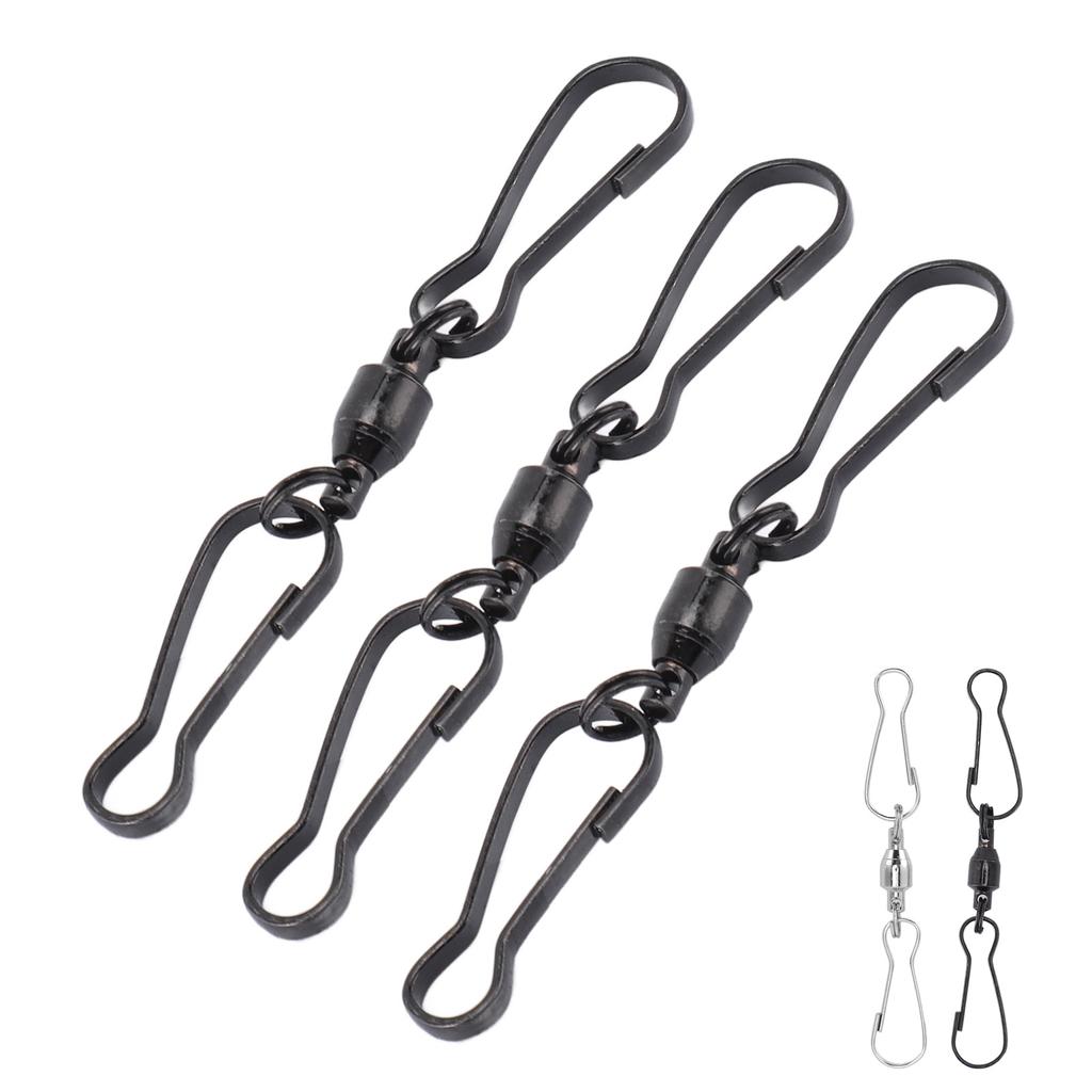 20pcs Windsock Clips Stainless Steel 360 Degree Rotation Dual Clip Wind Spinners Hangers for Wind Sp